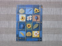 Kartka - kwiaciane puzzle