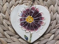 Serce duże - kwiat fioletowy II