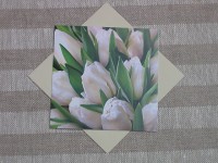 Kartka - pęk tulipanów
