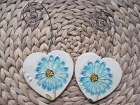 Serce duże - błękitny kwiat IV